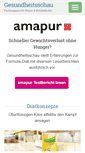 Mobile Screenshot of gesundheitsschau.de
